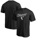 Men's Fanatics Branded Black Chicago White Sox Team Lockup T-Shirt
