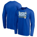 Men's Fanatics Branded Royal Los Angeles Rams Super Bowl LVI Champions Big & Tall Parade Long Sleeve T-Shirt