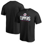 Men's Fanatics Branded Black LA Clippers Primary Logo T-Shirt