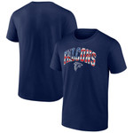 Men's Fanatics Branded Navy Atlanta Falcons Banner Wave Logo T-Shirt