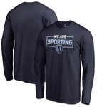 Men's Fanatics Branded Navy Sporting Kansas City We Are Long Sleeve T-Shirt