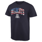 Men's Navy Arizona Wildcats Banner Arch T-Shirt