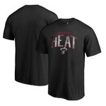 Men's Fanatics Branded Black Miami Heat Arch Smoke T-Shirt