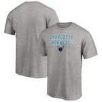 Men's Fanatics Branded Heathered Gray Charlotte Hornets Big & Tall Game Day Stack T-Shirt