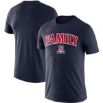 Men's Nike Navy Arizona Wildcats Family T-Shirt