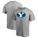 Men's Fanatics Branded Ash BYU Cougars Primary Team Logo T-Shirt
