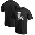 Men's Fanatics Branded Black Los Angeles Lakers Letterman T-Shirt