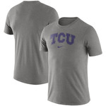 Men's Nike Heathered Gray TCU Horned Frogs Essential Logo T-Shirt