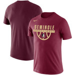 Men's Nike Garnet Florida State Seminoles Basketball Drop Legend Performance T-Shirt