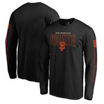 Men's Fanatics Branded Black San Francisco Giants Team Front Line Long Sleeve T-Shirt