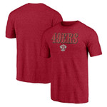 Men's Fanatics Branded Scarlet San Francisco 49ers 75th Anniversary T-Shirt