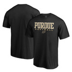 Men's Fanatics Branded Black Purdue Boilermakers True Sport Softball T-Shirt