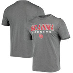 Men's Champion Gray Oklahoma Sooners Stack T-Shirt