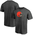 Men's Fanatics Branded Heathered Charcoal Cleveland Browns Primary Logo Team T-Shirt