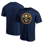 Men's Fanatics Branded Navy Denver Nuggets Primary Team Logo T-Shirt