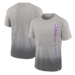 Men's Fanatics Branded Heathered Gray Orlando City SC Dip-Dye T-Shirt