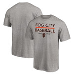 Men's Fanatics Branded Heathered Gray San Francisco Giants Fog City Hometown Collection T-Shirt