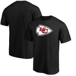 Men's Fanatics Branded Black Kansas City Chiefs Big & Tall Primary Logo T-Shirt