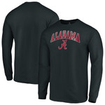 Men's Fanatics Branded Black Alabama Crimson Tide Campus Long Sleeve T-Shirt