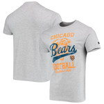 Men's Starter Heathered Gray Chicago Bears Blitz Throwback T-Shirt