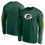 Men's Fanatics Branded Green Green Bay Packers Front Runner Long Sleeve T-Shirt
