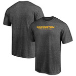 Men's Fanatics Branded Heathered Charcoal Washington Football Team Big & Tall Primary Core Logo T-Shirt