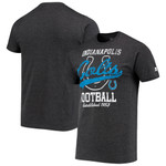 Men's Starter Heathered Black Indianapolis Colts Blitz T-Shirt