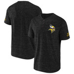 Men's NFL x Darius Rucker Collection by Fanatics Black Minnesota Vikings Slub Henley T-Shirt