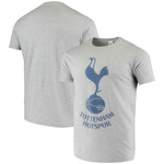 Men's Heathered Gray Tottenham Hotspur Primary Logo T-Shirt