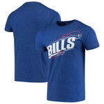 Men's G-III Sports by Carl Banks Heathered Royal Buffalo Bills Prime Time Wordmark T-Shirt