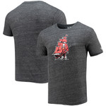 Men's New Era Black Tampa Bay Buccaneers Alternative Logo Tri-Blend T-Shirt
