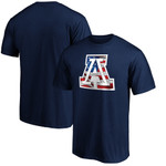 Men's Fanatics Branded Navy Arizona Wildcats Banner Wave Premium T-Shirt