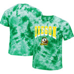 Men's Colosseum Green Oregon Ducks Pickford Tie-Dye T-Shirt