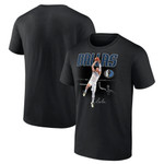 Men's Fanatics Branded Luka Doncic Black Dallas Mavericks Charge T-Shirt