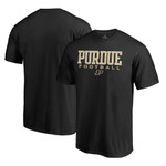 Men's Fanatics Branded Black Purdue Boilermakers True Sport Football T-Shirt