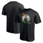 Men's Fanatics Branded Black Boston Celtics Midnight Mascot Team T-Shirt