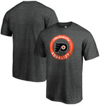 Men's Fanatics Branded Heather Charcoal Philadelphia Flyers #WeSkateFor T-Shirt