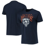 Men's Junk Food Navy Chicago Bears Bold Logo T-Shirt