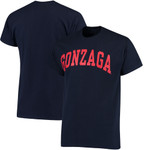 Men's Navy Gonzaga Bulldogs Basic Arch T-Shirt