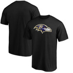 Men's Fanatics Branded Black Baltimore Ravens Primary Logo Team T-Shirt