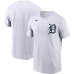 Men's Nike White Detroit Tigers Team Wordmark T-Shirt