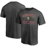 Men's Fanatics Branded Heathered Charcoal Minnesota Vikings Victory Arch T-Shirt
