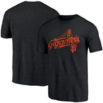 Men's Fanatics Branded Black San Francisco Giants Gigantes Hometown Collection Tri-Blend T-Shirt