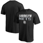 Men's Fanatics Branded Black Brooklyn Nets Fade Out T-Shirt