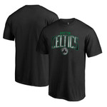 Men's Fanatics Branded Black Boston Celtics Arch Smoke T-Shirt