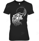 Howling Fenrir Wolf Shirt Nordic Mythology Women Tank Top V-Neck T-Shirt