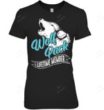 Wolf Pack Lifetime Member Women Tank Top V-Neck T-Shirt