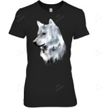 Natural Wolf Women Tank Top V-Neck T-Shirt