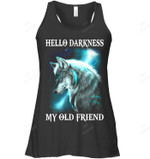 Hello Darkness My Old Friend Women Tank Top V-Neck T-Shirt