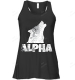 Wolf Alpha Women Tank Top V-Neck T-Shirt